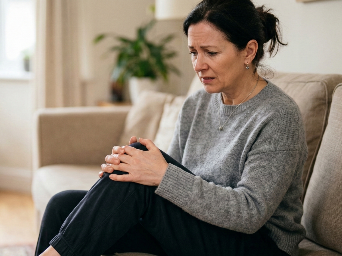older woman holding knee up in pain knee and leg pain treatment honolulu chiropractor